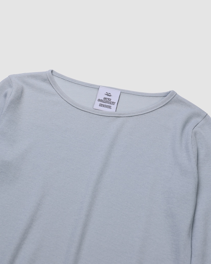 GVR COMPANY/RAWOO韓國直郵實拍女士新品休閑長袖T恤透視亞麻GVR COMPANY/RAWOO長袖T恤