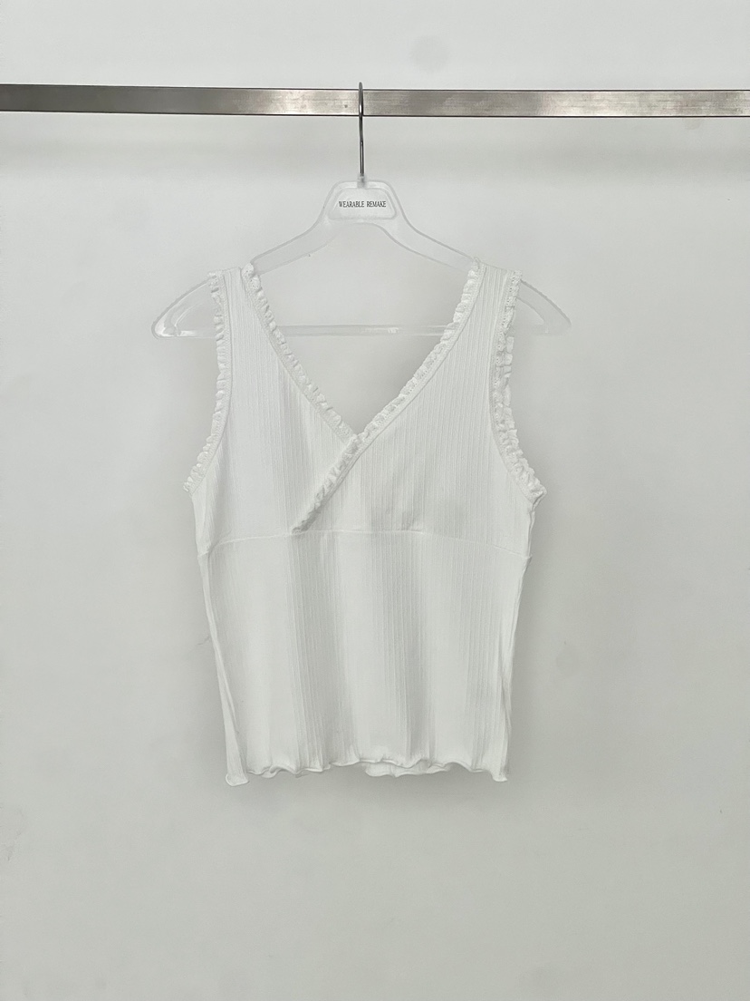 WEARABLE-L韓國代購女士新款休閑推薦26夏季吊帶背心花朵WEARABLE吊帶/背心圖色1