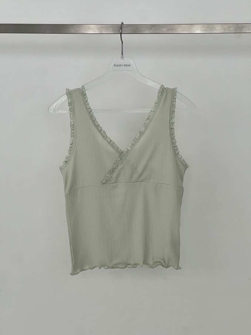 WEARABLE-L韓國代購女士新款休閑推薦26夏季吊帶背心花朵WEARABLE吊帶/背心圖色2