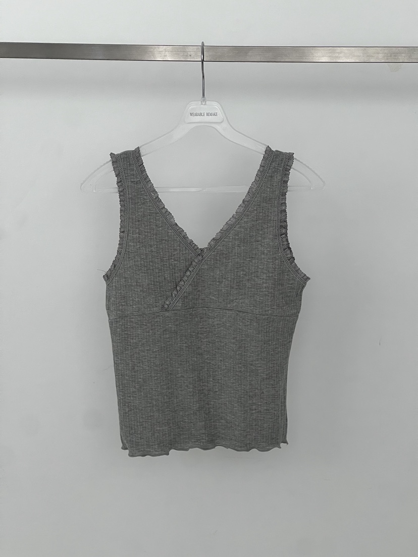 WEARABLE-L韓國代購女士新款休閑推薦26夏季吊帶背心花朵WEARABLE吊帶/背心圖色3