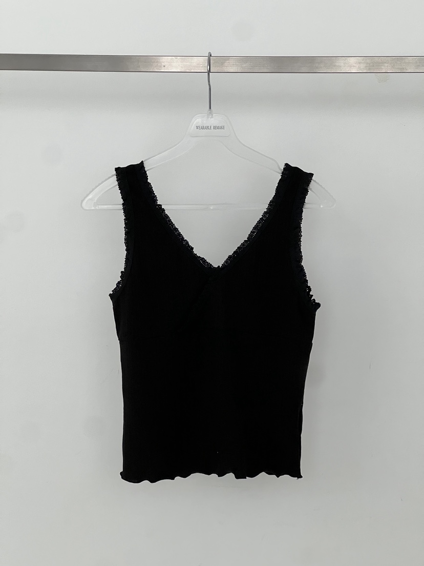 WEARABLE-L韓國代購女士新款休閑推薦26夏季吊帶背心花朵WEARABLE吊帶/背心圖色4