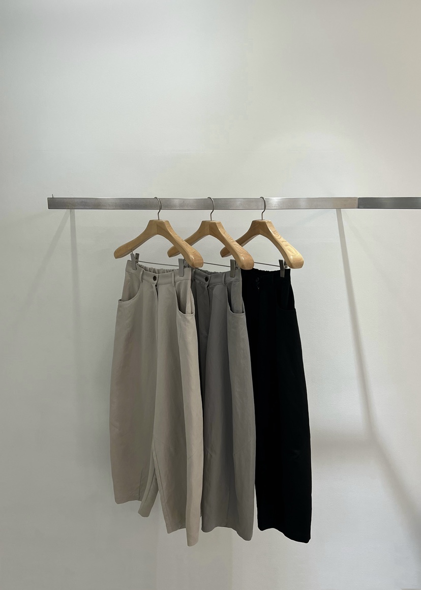 ONESTASTE韓國東大門直郵女士新款時尚26春夏26夏季休閑褲亞麻TASTE/ONESTASTE休閑褲