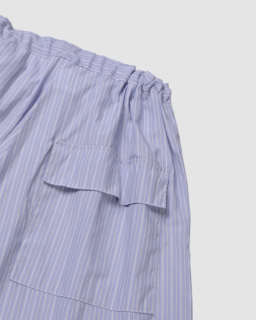 GVR COMPANY/RAWOO東大門實拍韓國女裝新品熱賣休閑褲褶裥條紋GVR COMPANY/RAWOO休閑褲