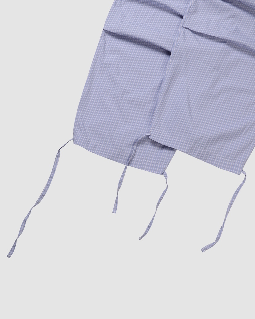 GVR COMPANY/RAWOO東大門實拍韓國女裝新品熱賣休閑褲褶裥條紋GVR COMPANY/RAWOO休閑褲