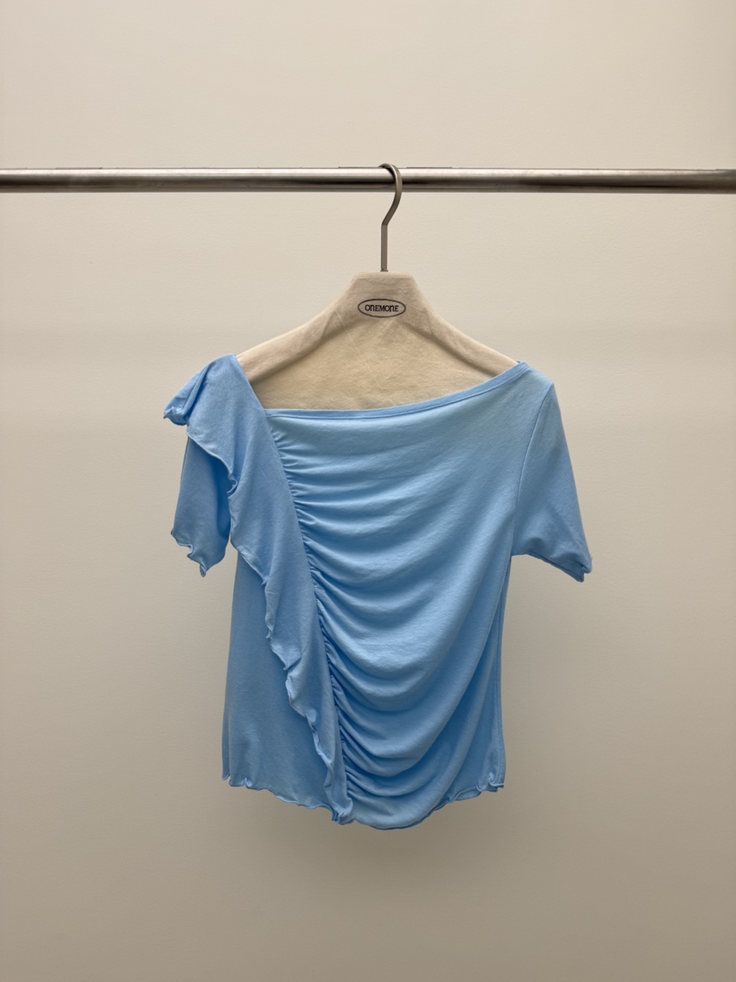 ONE MONE韓國代購女裝新品休閑時尚26夏季推薦熱賣職業T恤ONE MONET恤圖色3