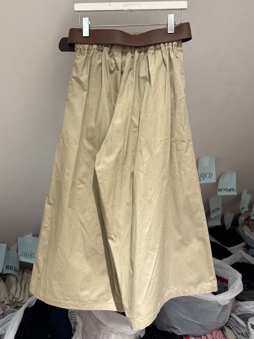 BELITA-L韓國直郵女士新款熱賣人氣休閑褲不含腰帶闊腿褲BELITA-L休閑褲