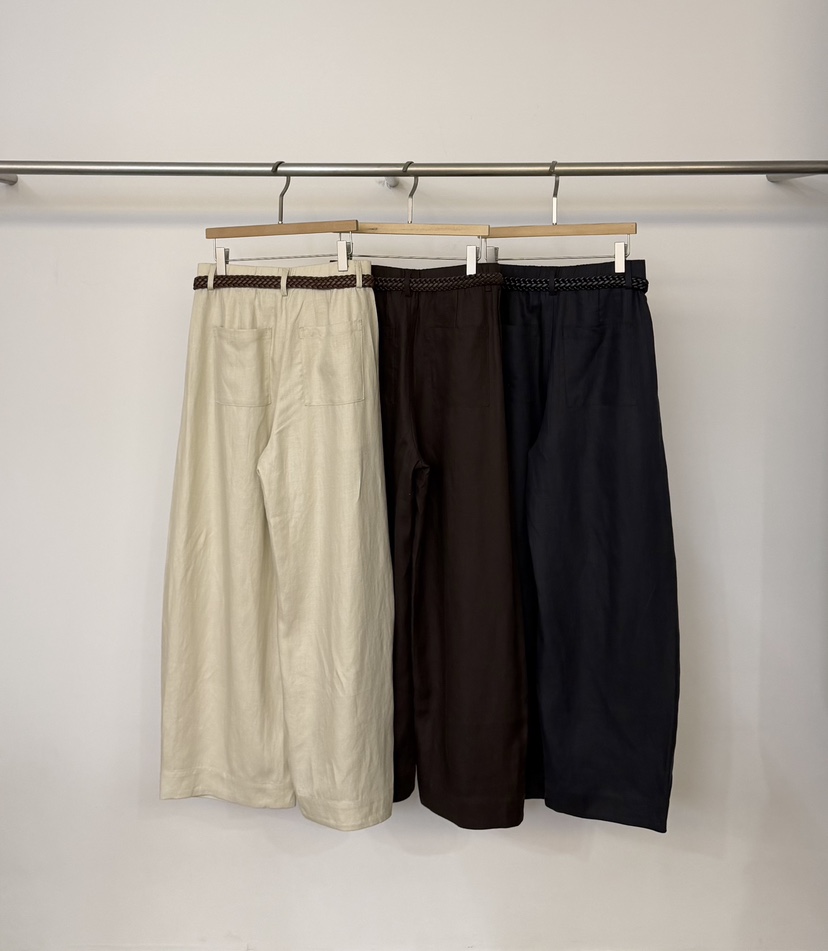 TWENTY FOUR SEVEN24-7東大門實拍韓國女士新品熱賣休閑褲亞麻布TEWNTY FOUR SEVEN24-7休閑褲