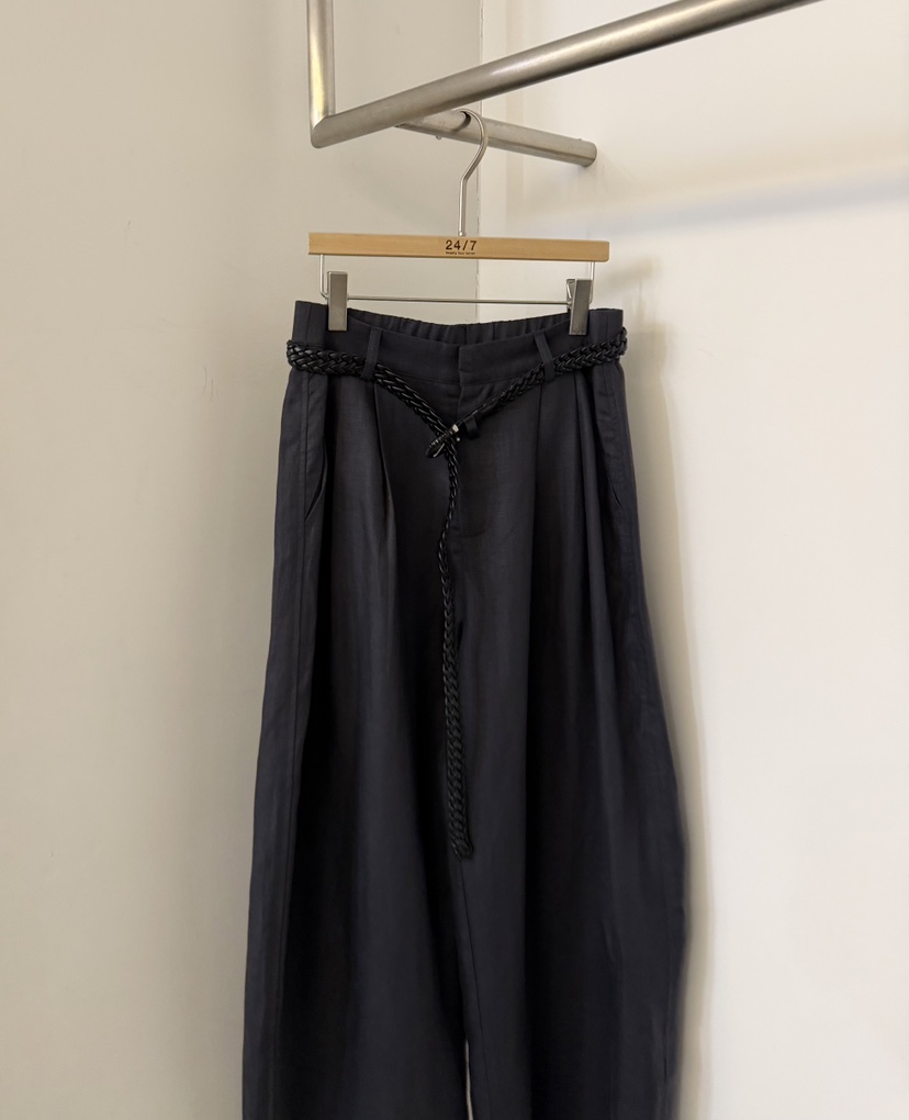 TWENTY FOUR SEVEN24-7東大門實拍韓國女士新品熱賣休閑褲亞麻布TEWNTY FOUR SEVEN24-7休閑褲