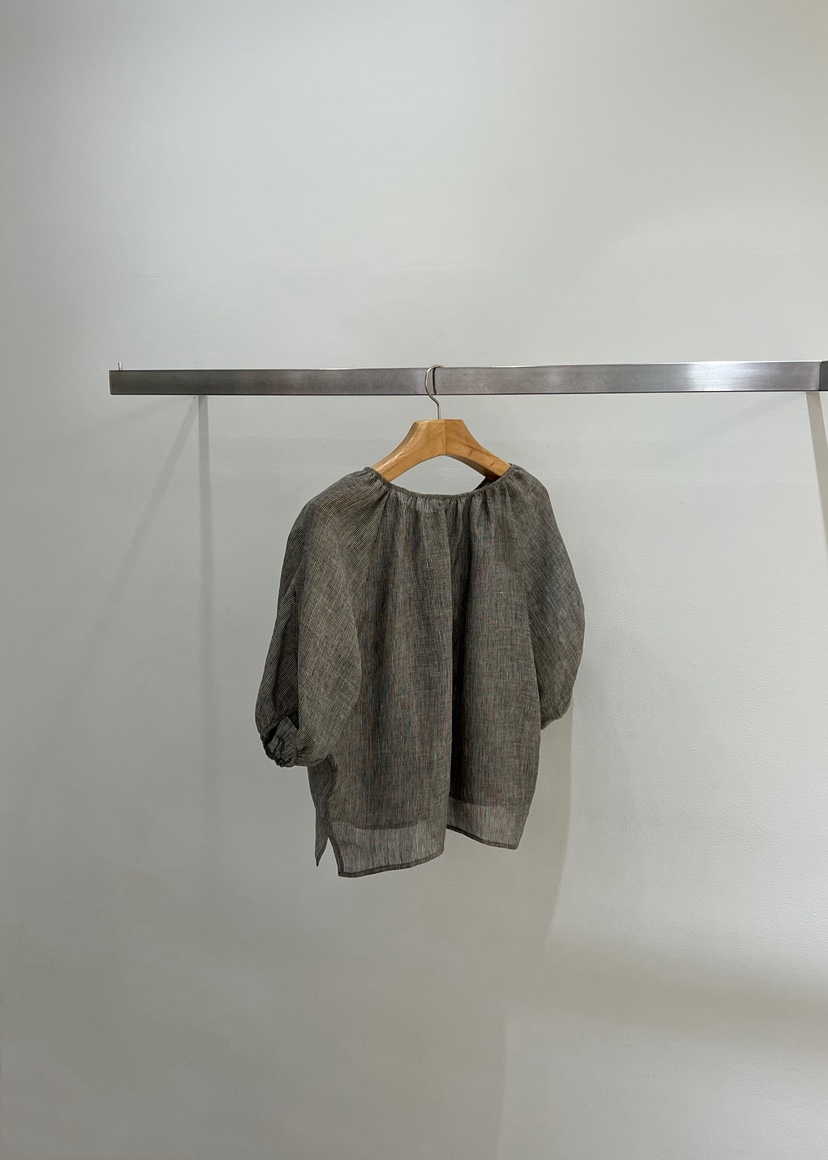 ONESTASTE韓國直郵女裝新款休閑熱賣時尚襯衫蕾絲衫褶皺亞麻TASTE/ONESTASTE襯衫/蕾絲衫