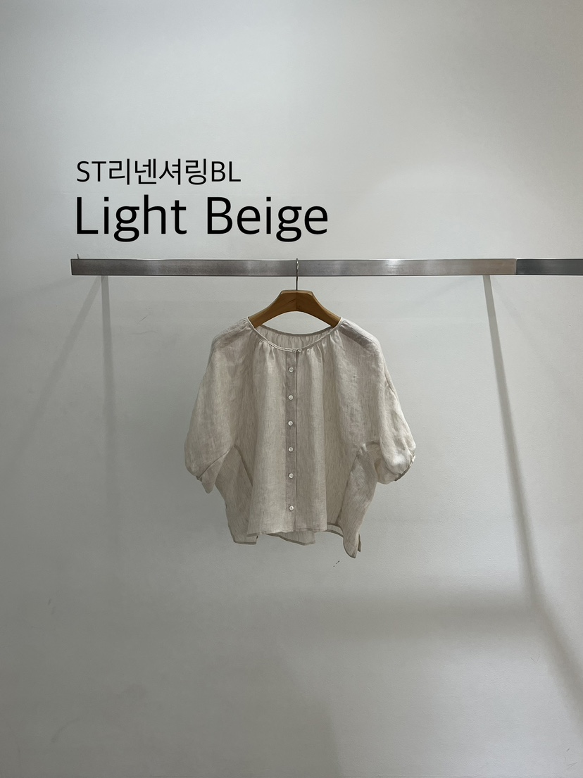 ONESTASTE韓國直郵女裝新款休閑熱賣時尚襯衫蕾絲衫褶皺亞麻TASTE/ONESTASTE襯衫/蕾絲衫圖色1