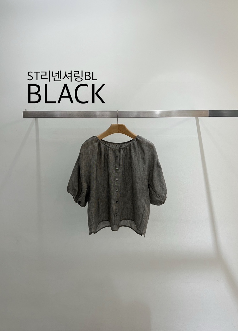 ONESTASTE韓國直郵女裝新款休閑熱賣時尚襯衫蕾絲衫褶皺亞麻TASTE/ONESTASTE襯衫/蕾絲衫圖色3