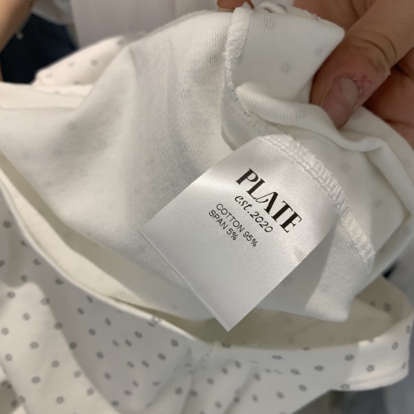 PLATE東大門實拍韓國女士新品26春夏26夏季休閑職業長袖T恤PLATE長袖T恤