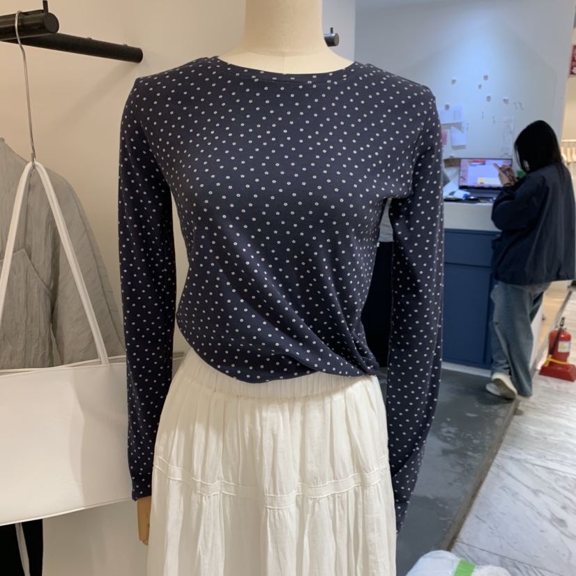 PLATE東大門實拍韓國女士新品26春夏26夏季休閑職業長袖T恤PLATE長袖T恤圖色3