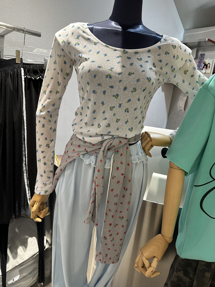 ARSERA韓國直郵女裝新品人氣休閑26春夏時尚26夏季長袖T恤ARSERA長袖T恤