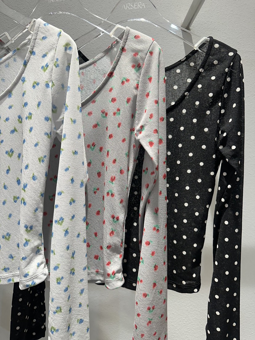 ARSERA韓國直郵女裝新品人氣休閑26春夏時尚26夏季長袖T恤ARSERA長袖T恤