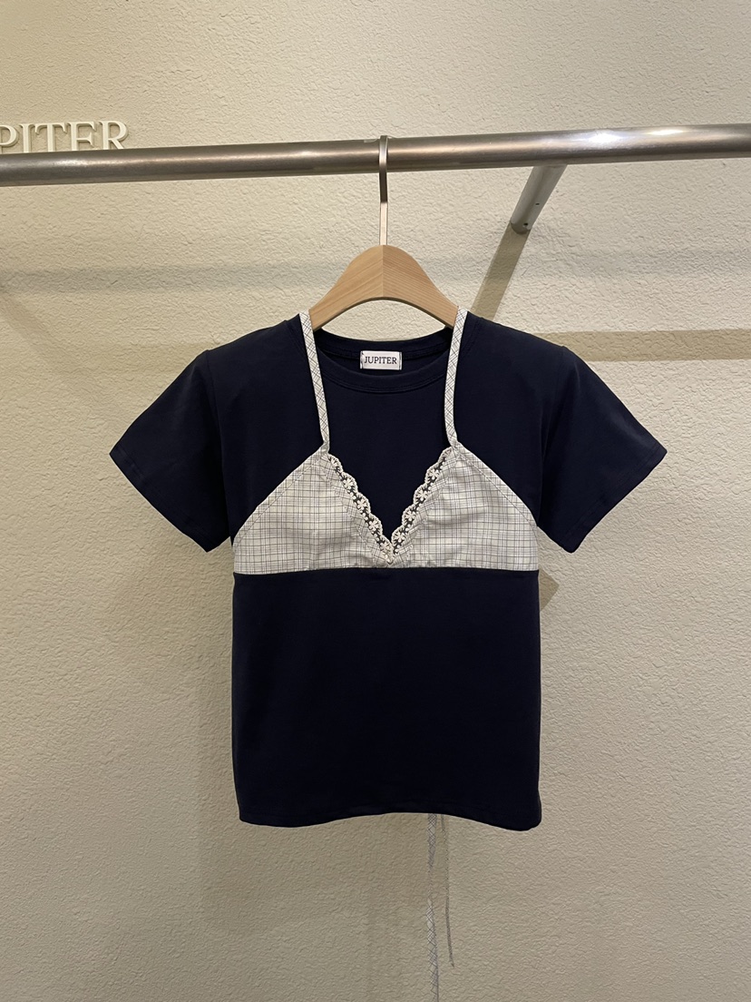 JUPITER韓國代購女士新品職業熱賣時尚推薦26夏季休閑T恤JUPITERT恤圖色3