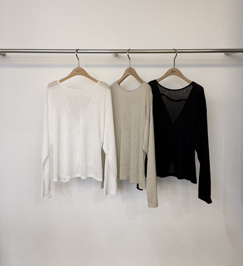 TWENTY FOUR SEVEN24-7韓國直郵女裝新品休閑人氣長袖T恤TEWNTY FOUR SEVEN24-7長袖T恤