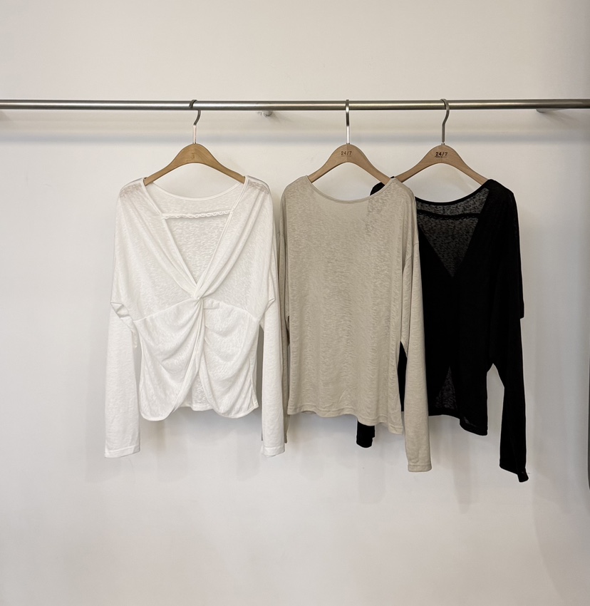 TWENTY FOUR SEVEN24-7韓國直郵女裝新品休閑人氣長袖T恤TEWNTY FOUR SEVEN24-7長袖T恤