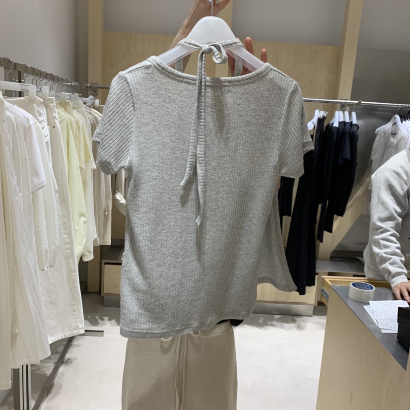 DEUO韓國直郵實拍女士新款職業人氣26春夏時尚休閑T恤假兩件DEUOT恤