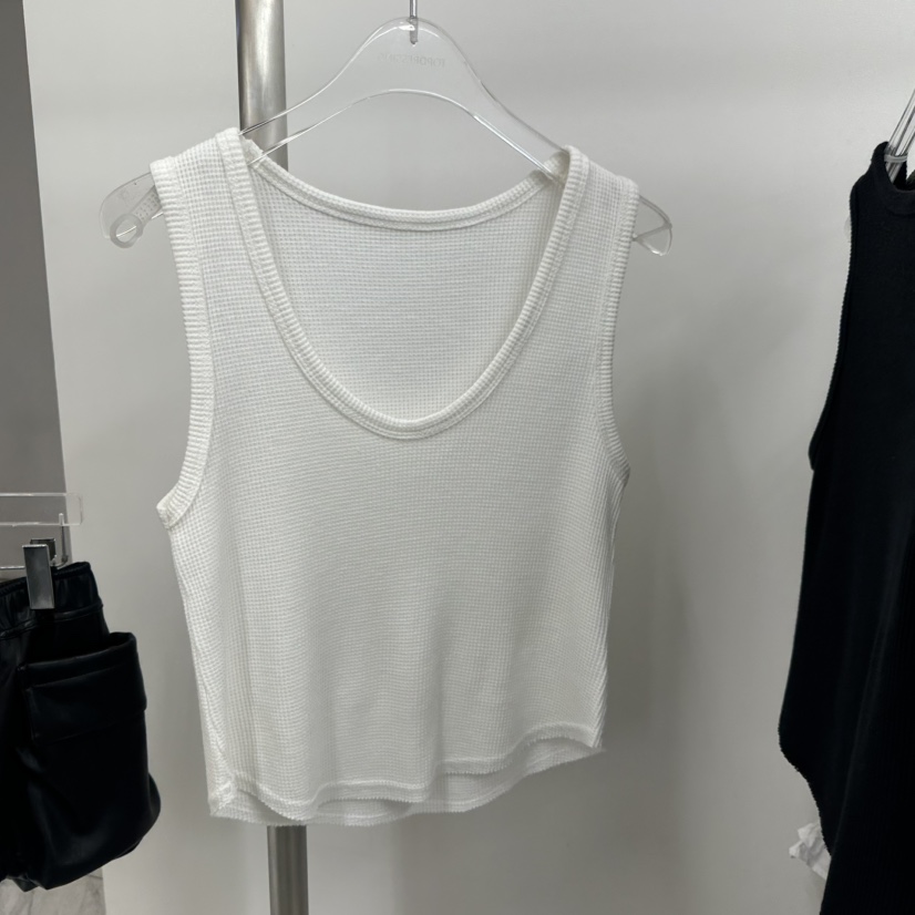 TOPDRESSING東大門實拍韓國女裝新品26春夏吊帶背心華夫格格紋迷彩TOPDRESSING吊帶/背心圖色3