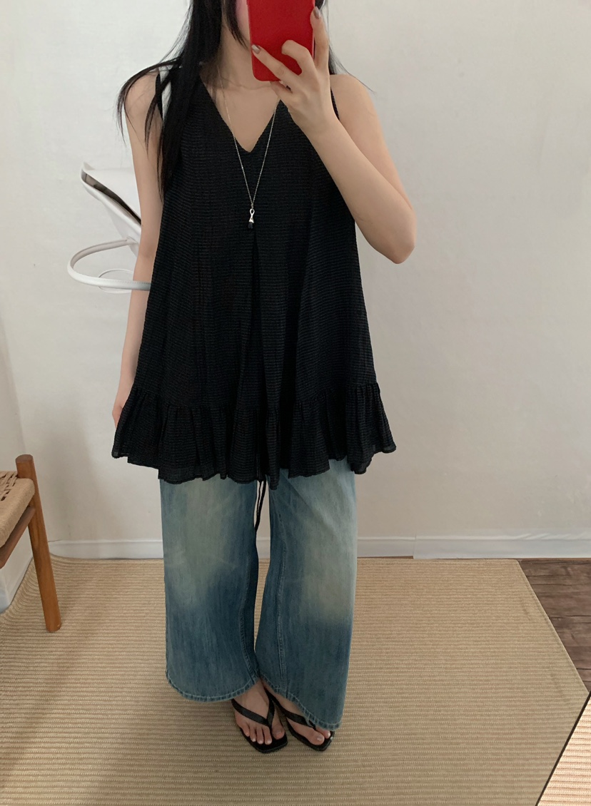 TWENTY FOUR SEVEN24-7韓國直郵女士新款休閑襯衫蕾絲衫TEWNTY FOUR SEVEN24-7襯衫/蕾絲衫