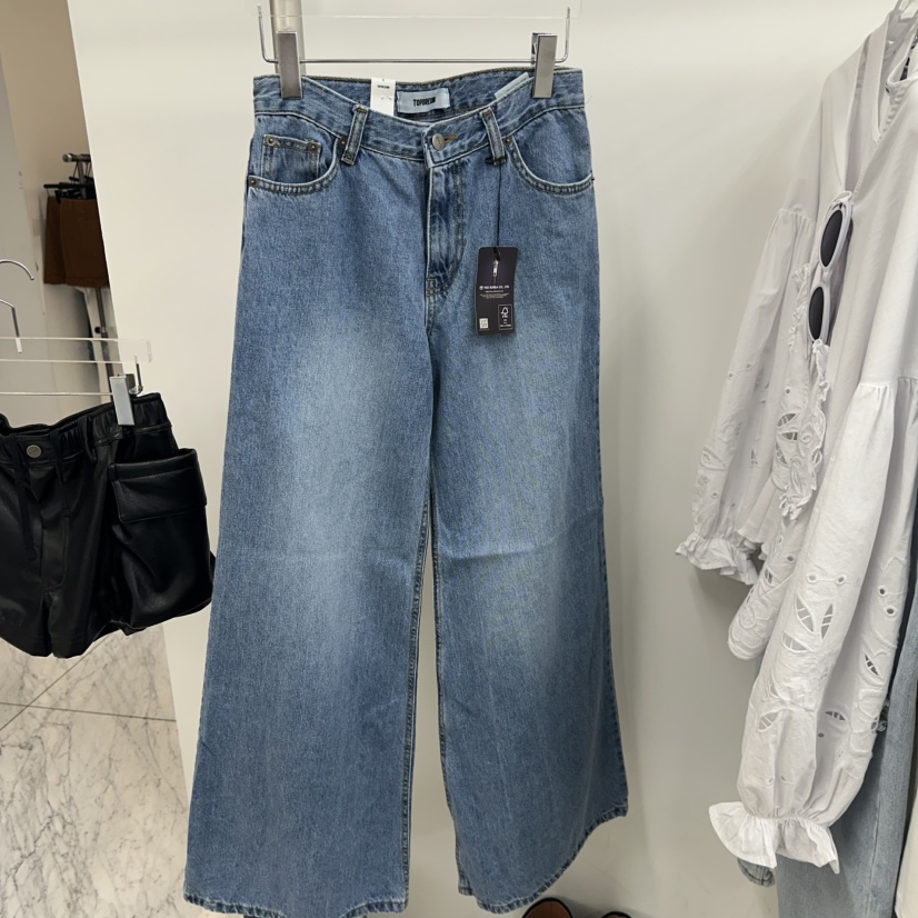 TOPDRESSING韓國直郵女裝新品26春夏人氣時尚推薦26夏季牛仔褲TOPDRESSING牛仔褲圖色1