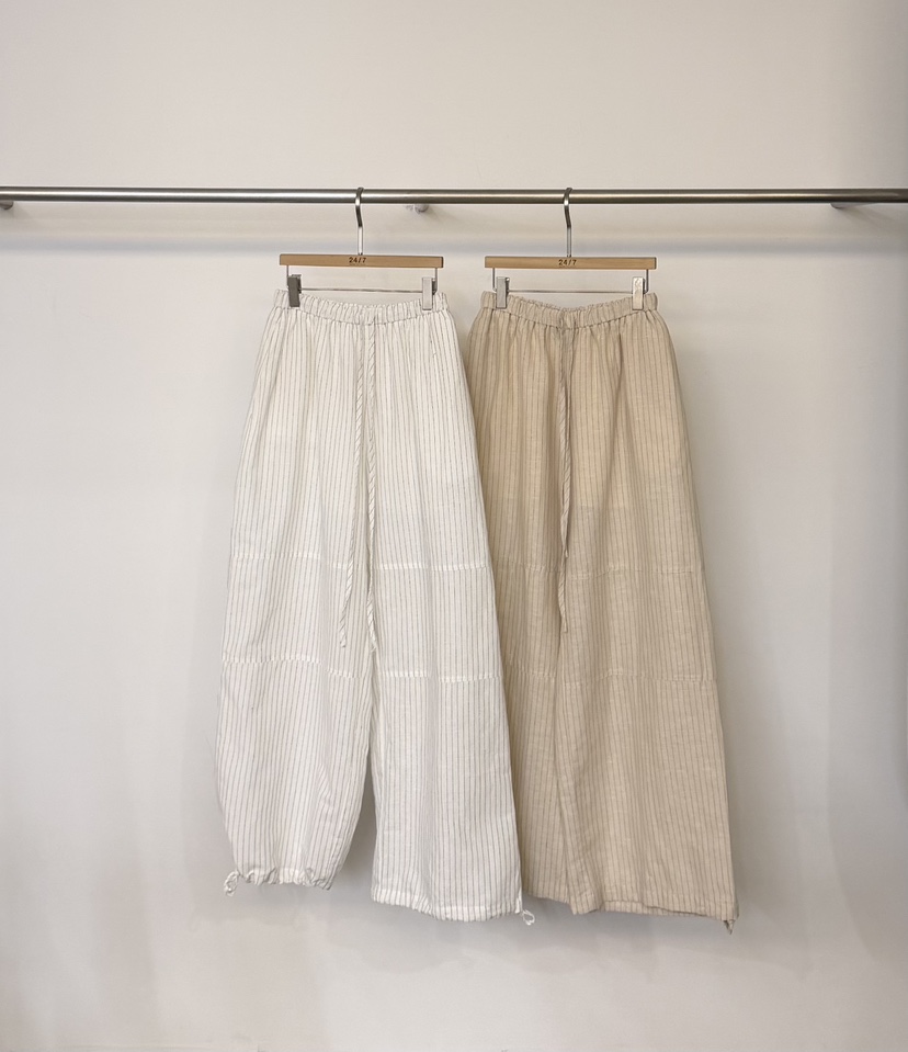 TWENTY FOUR SEVEN24-7韓國直郵實拍女士新品人氣休閑褲亞麻布TEWNTY FOUR SEVEN24-7休閑褲