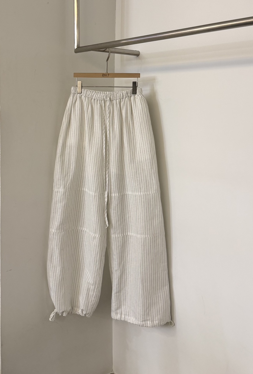 TWENTY FOUR SEVEN24-7韓國直郵實拍女士新品人氣休閑褲亞麻布TEWNTY FOUR SEVEN24-7休閑褲