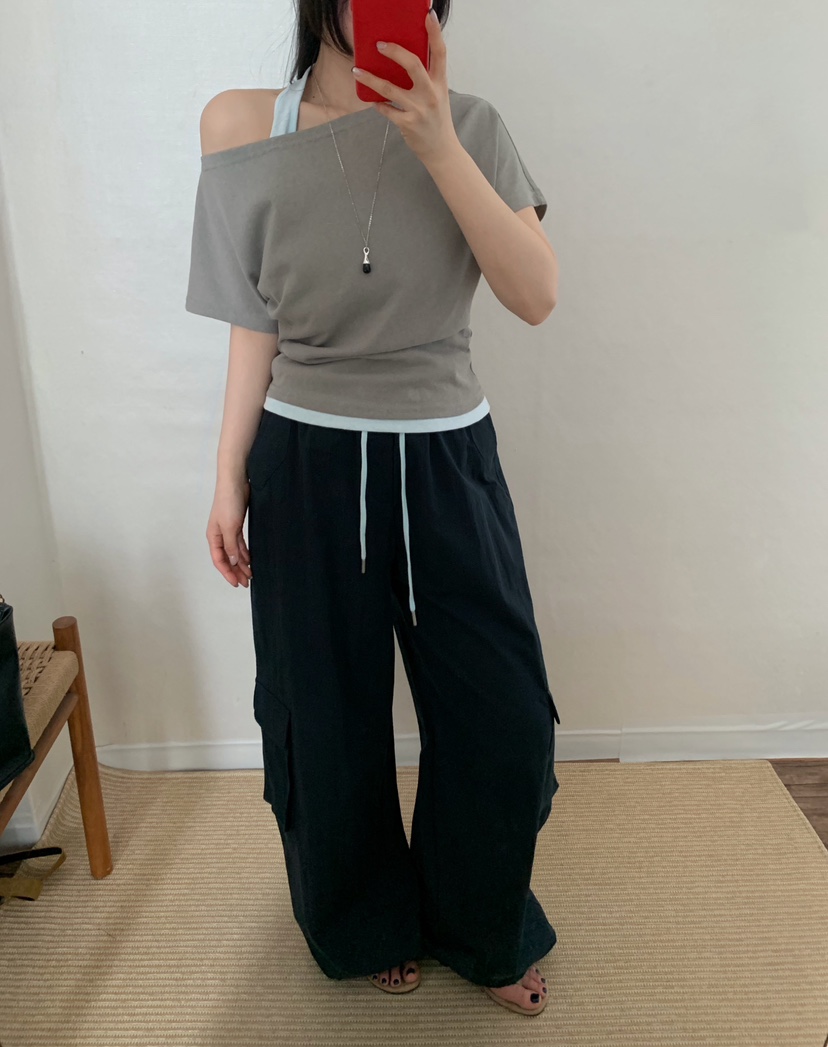 TWENTY FOUR SEVEN24-7韓國直郵女裝新款26夏季休閑褲TEWNTY FOUR SEVEN24-7休閑褲