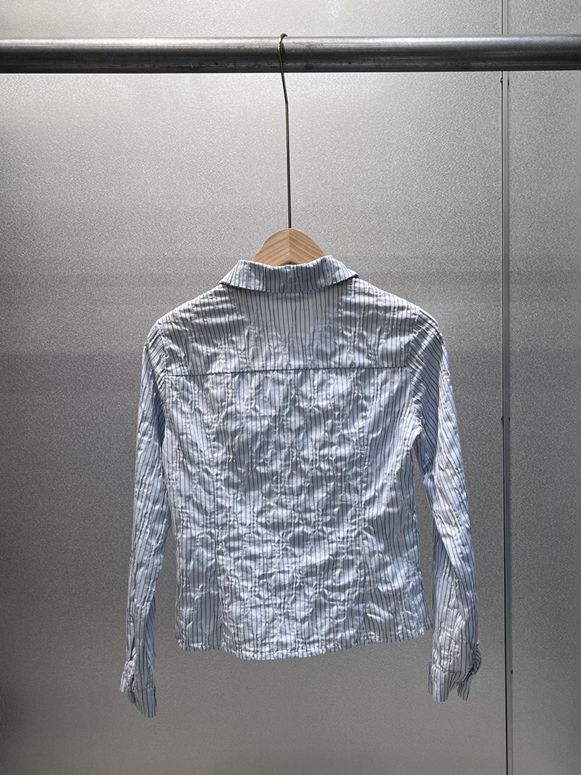 GVR COMPANY/RAWOO韓國直郵實拍女士新款熱賣襯衫蕾絲衫條紋GVR COMPANY/RAWOO襯衫/蕾絲衫