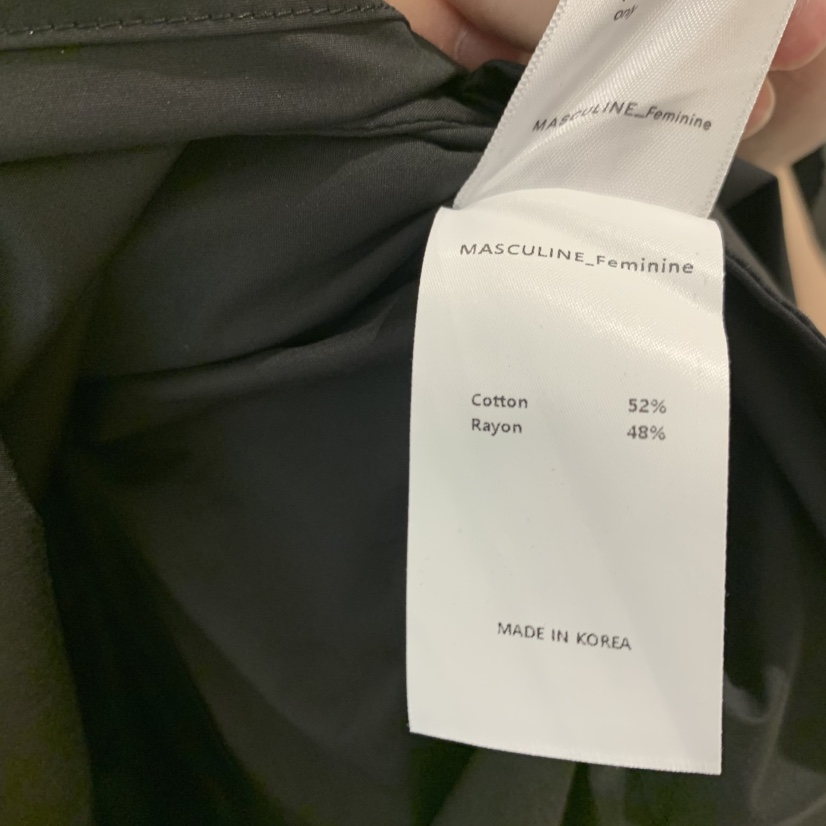 MASCULINE韓國東大門直郵女士新款26春夏26夏季職業熱賣長裙MASCULINE長裙