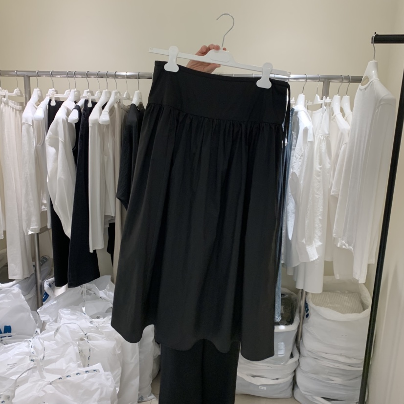 MASCULINE韓國東大門直郵女士新款26春夏26夏季職業熱賣長裙MASCULINE長裙圖色2