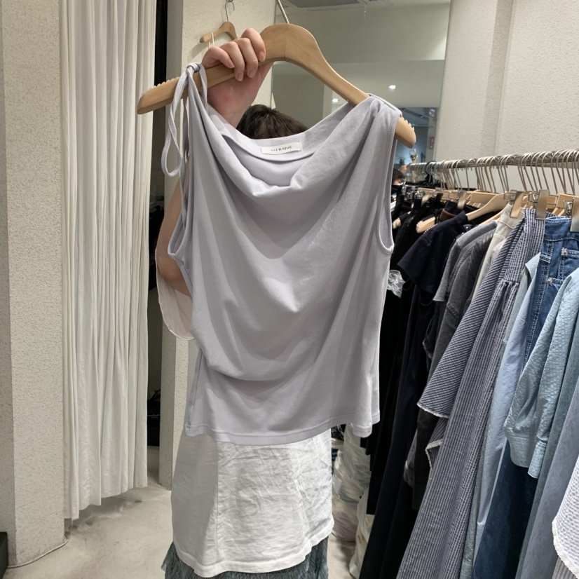 SSEMIENNE韓國東大門代購女裝新款時尚26夏季吊帶背心褶皺SSENIQUE/SSEMIENNE吊帶/背心圖色3