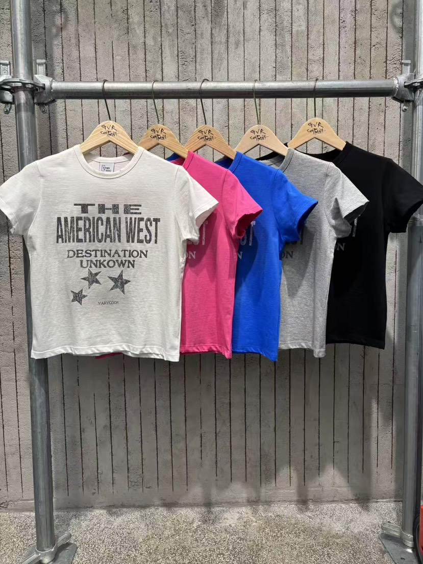 GVR COMPANY/RAWOO韓國直郵女裝新款人氣職業26夏季T恤GVR COMPANY/RAWOOT恤