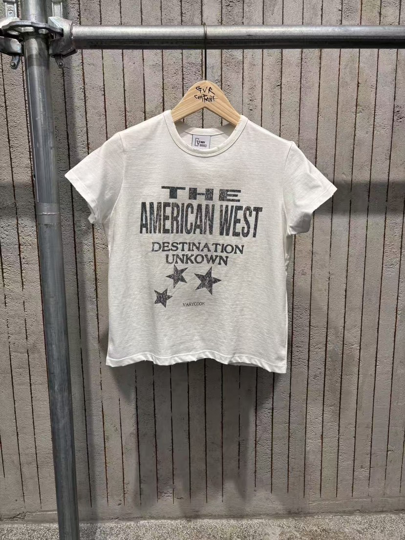 GVR COMPANY/RAWOO韓國直郵女裝新款人氣職業26夏季T恤GVR COMPANY/RAWOOT恤圖色1