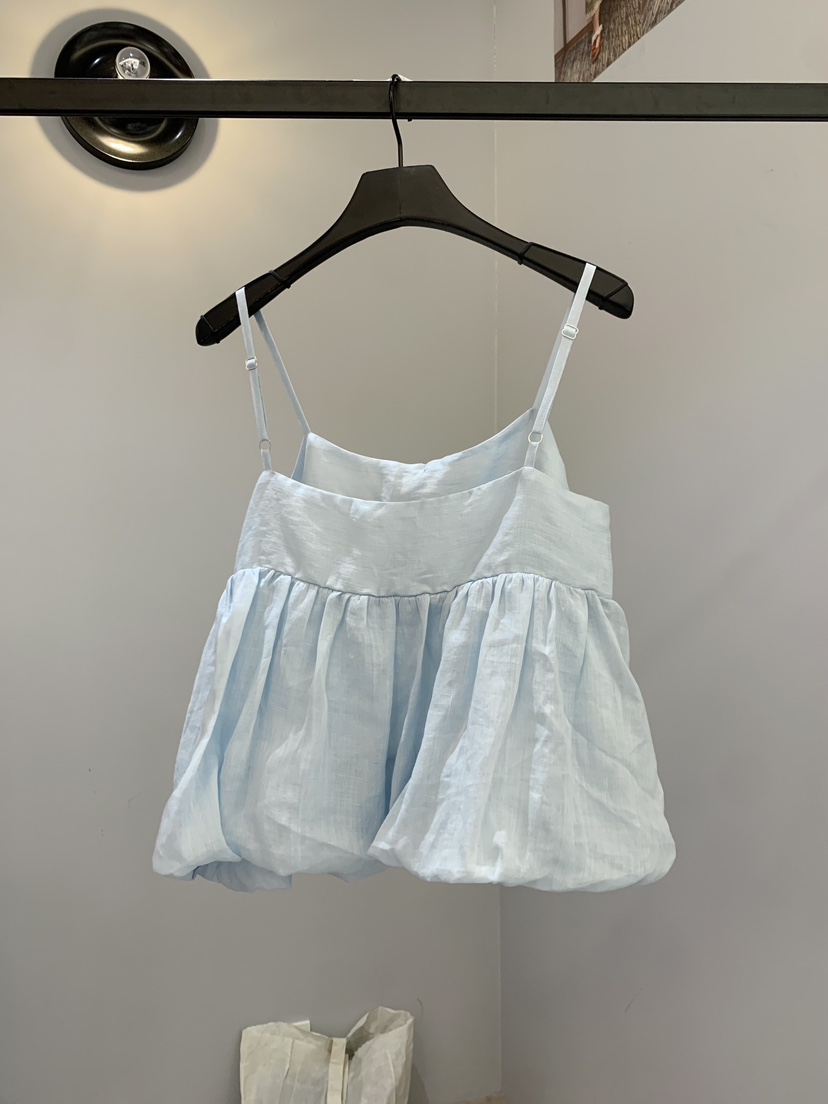 SOFTNESS韓國東大門代購女士新款26春夏休閑吊帶背心亞麻Softness/Cosmic吊帶/背心