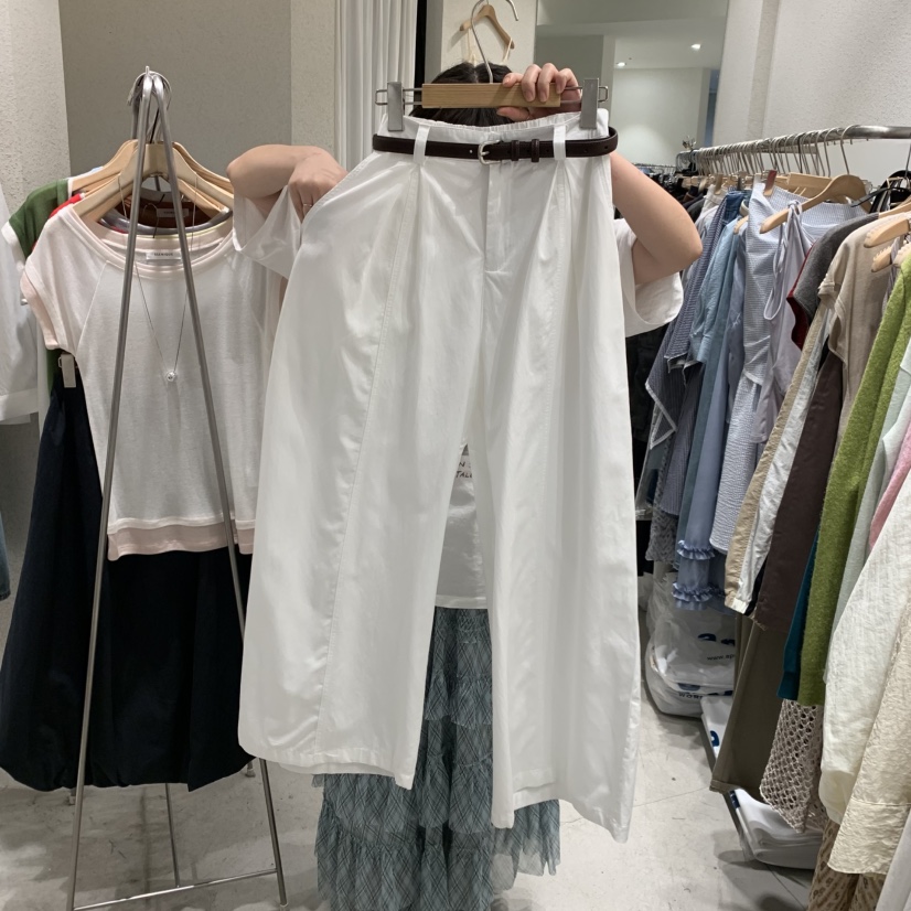 SSEMIENNE東大門實拍韓國女裝新品26春夏熱賣休閑褲不含腰帶SSENIQUE/SSEMIENNE休閑褲圖色1