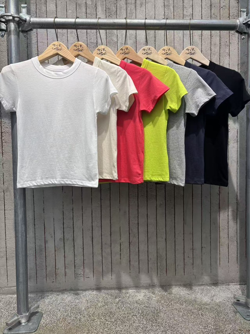 GVR COMPANY/RAWOO韓國代購女裝新品人氣職業26夏季T恤修身GVR COMPANY/RAWOOT恤