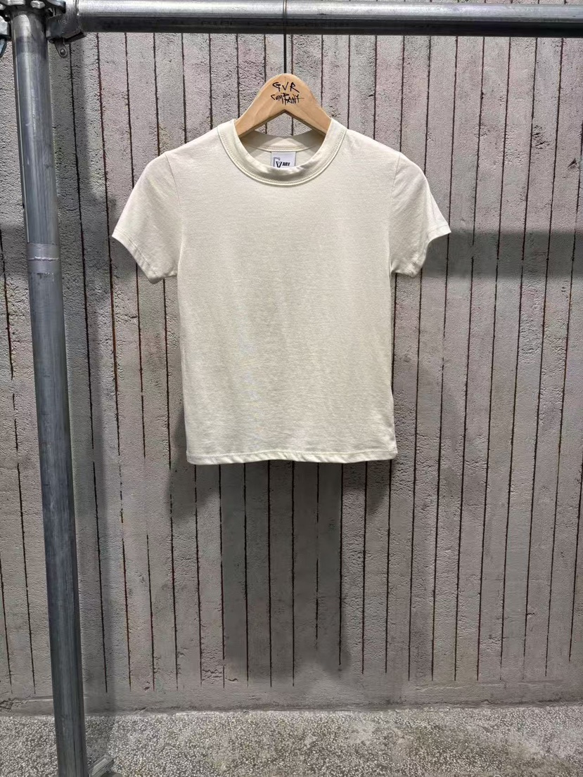 GVR COMPANY/RAWOO韓國代購女裝新品人氣職業26夏季T恤修身GVR COMPANY/RAWOOT恤圖色2