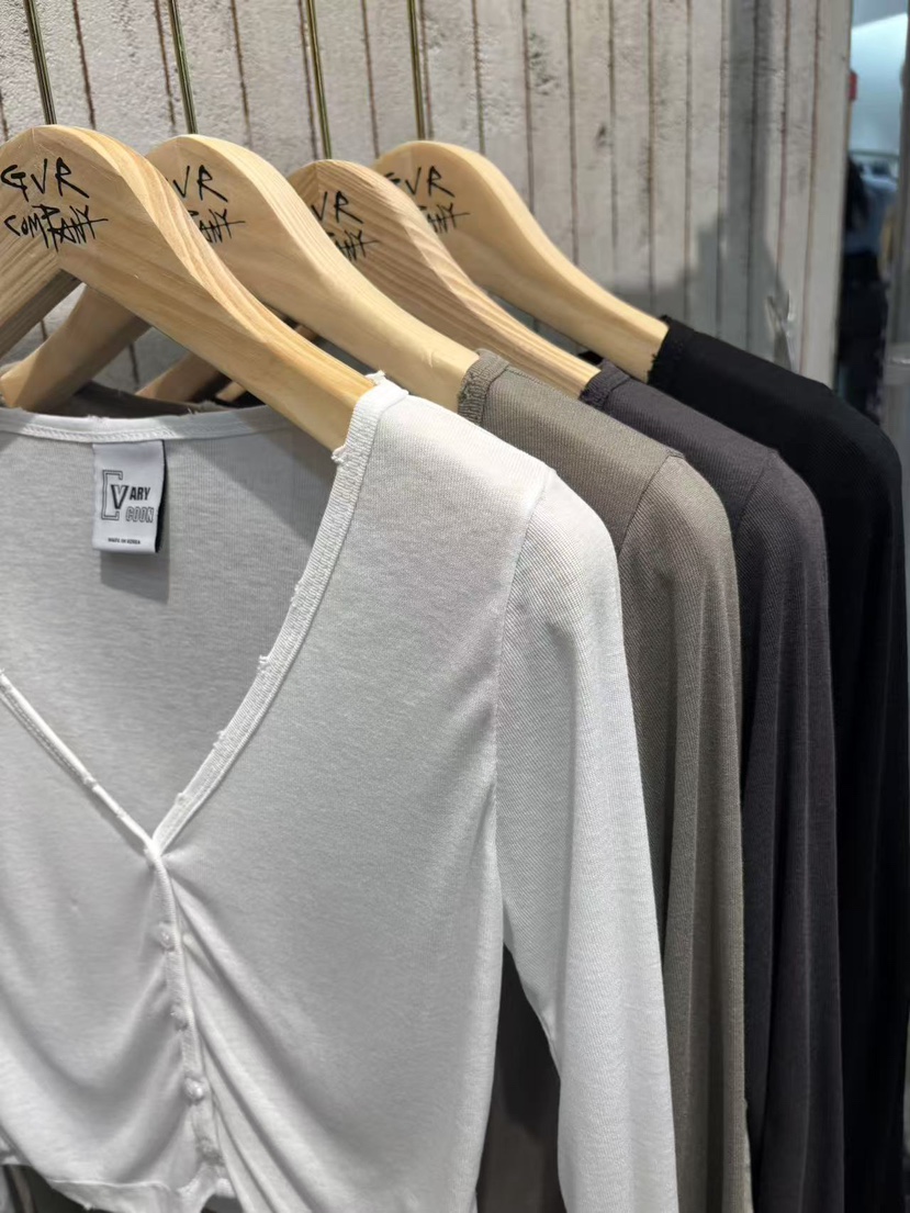 GVR COMPANY/RAWOO韓國東大門直郵女士新品休閑針織衫開衫GVR COMPANY/RAWOO針織衫