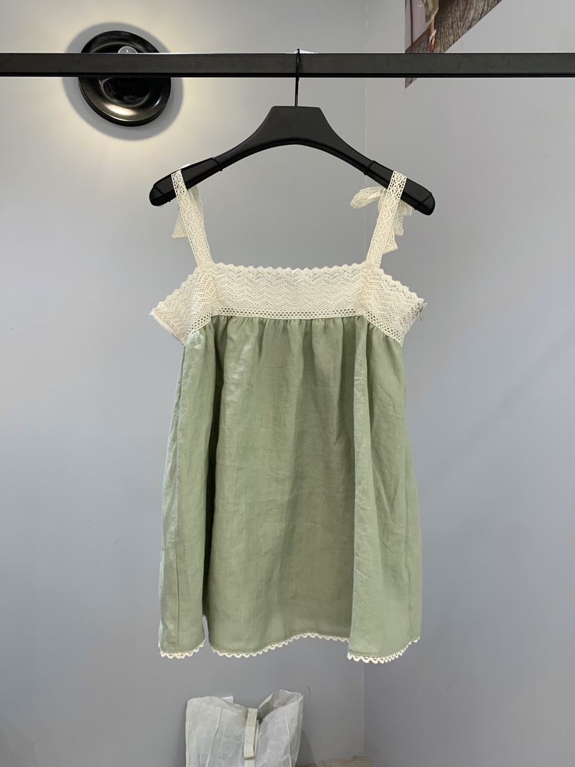 SOFTNESS東大門實拍韓國女裝新品熱賣推薦吊帶背心蕾絲亞麻Softness/Cosmic吊帶/背心