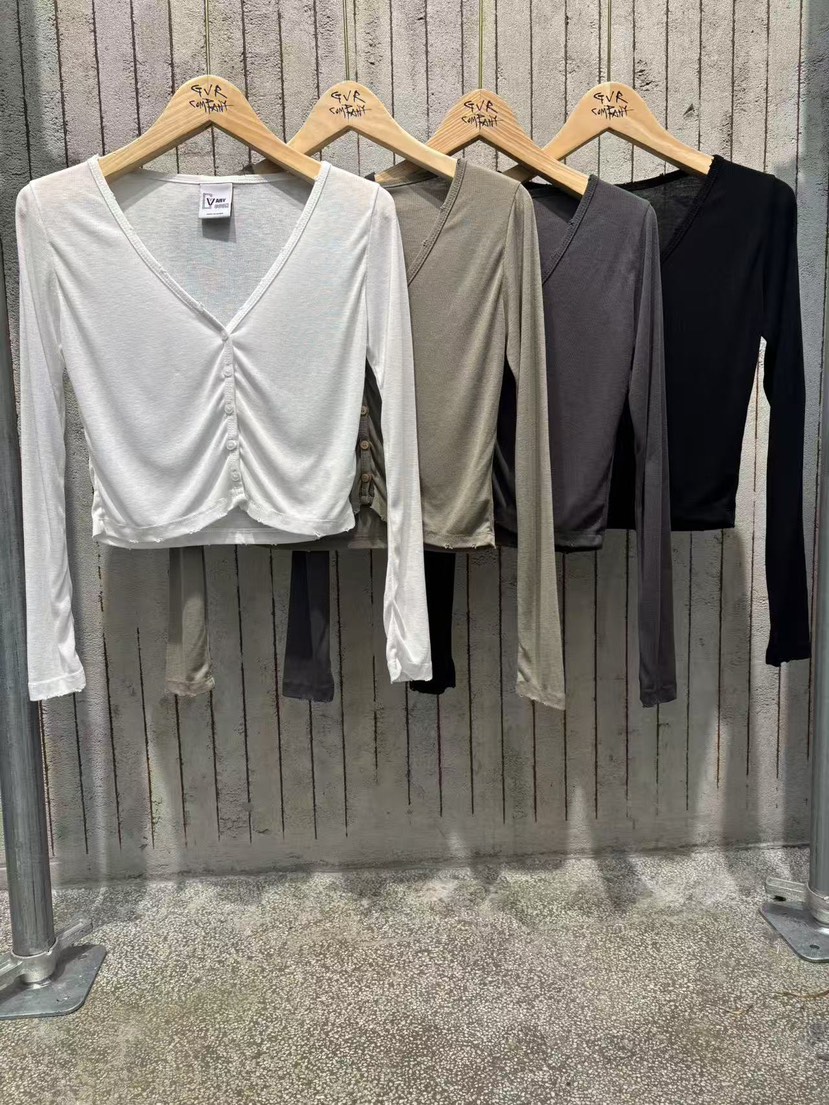 VARY COON韓國代購女士新品26春夏熱賣職業針織衫破洞開衫Cido針織衫