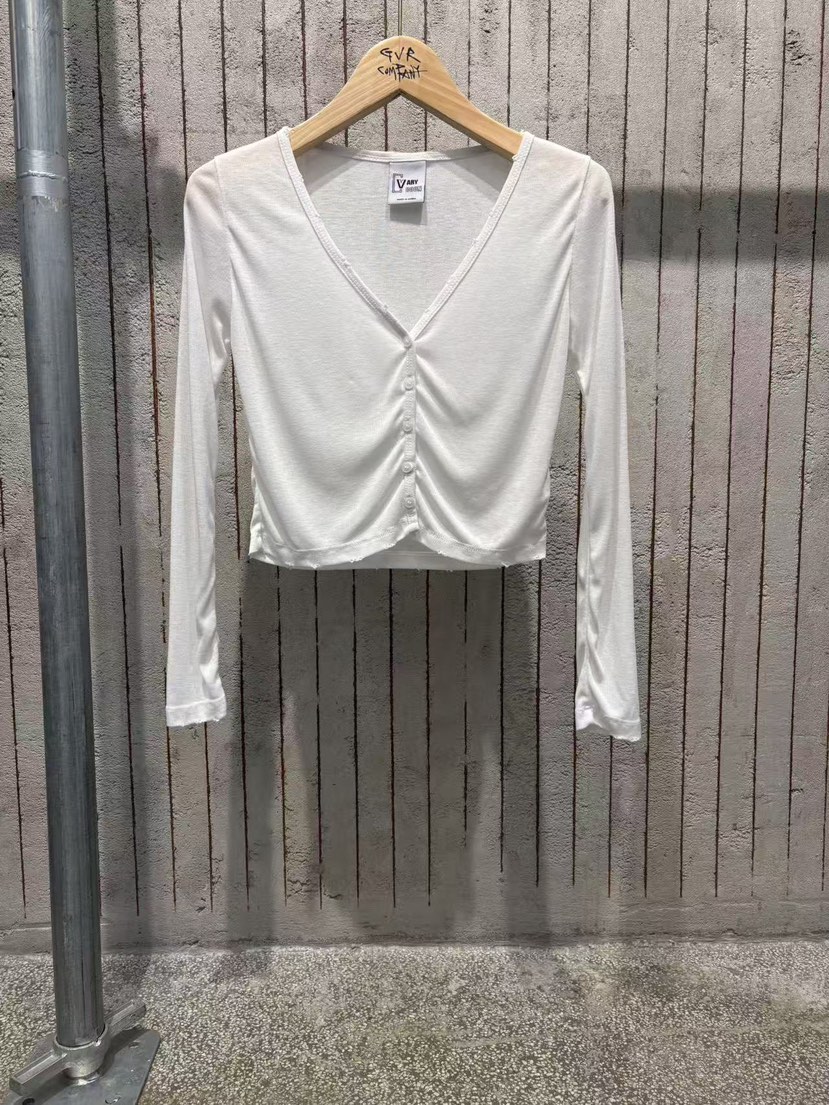 VARY COON韓國代購女士新品26春夏熱賣職業針織衫破洞開衫Cido針織衫圖色1