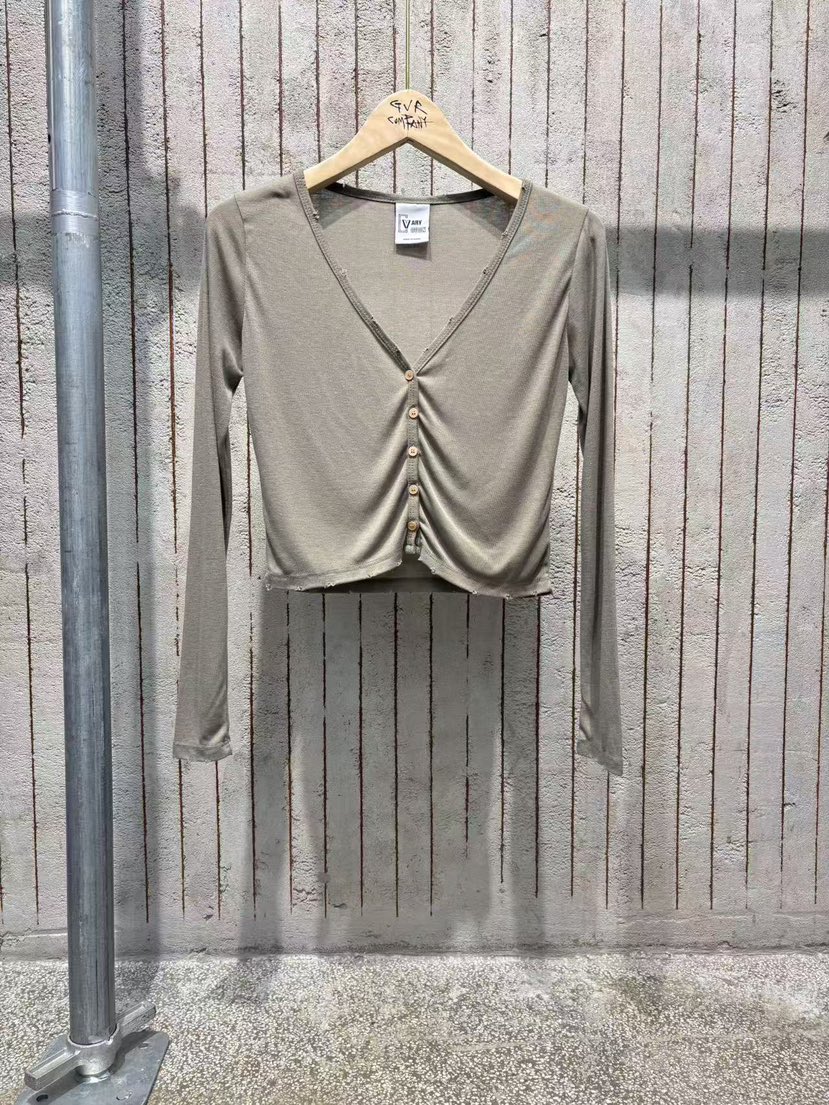 VARY COON韓國代購女士新品26春夏熱賣職業針織衫破洞開衫Cido針織衫圖色2