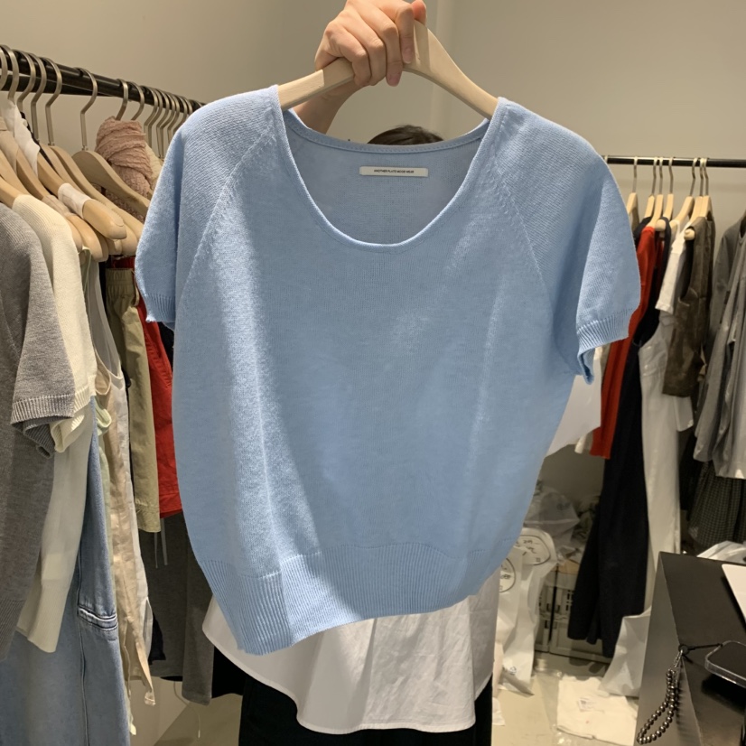 PLATE韓國代購女士新品熱賣職業休閑26春夏推薦人氣針織衫PLATE針織衫圖色2