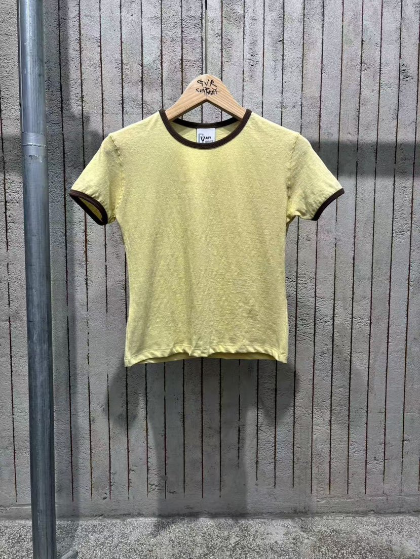 GVR COMPANY/RAWOO韓國東大門代購女裝新品26夏季時尚T恤GVR COMPANY/RAWOOT恤圖色3