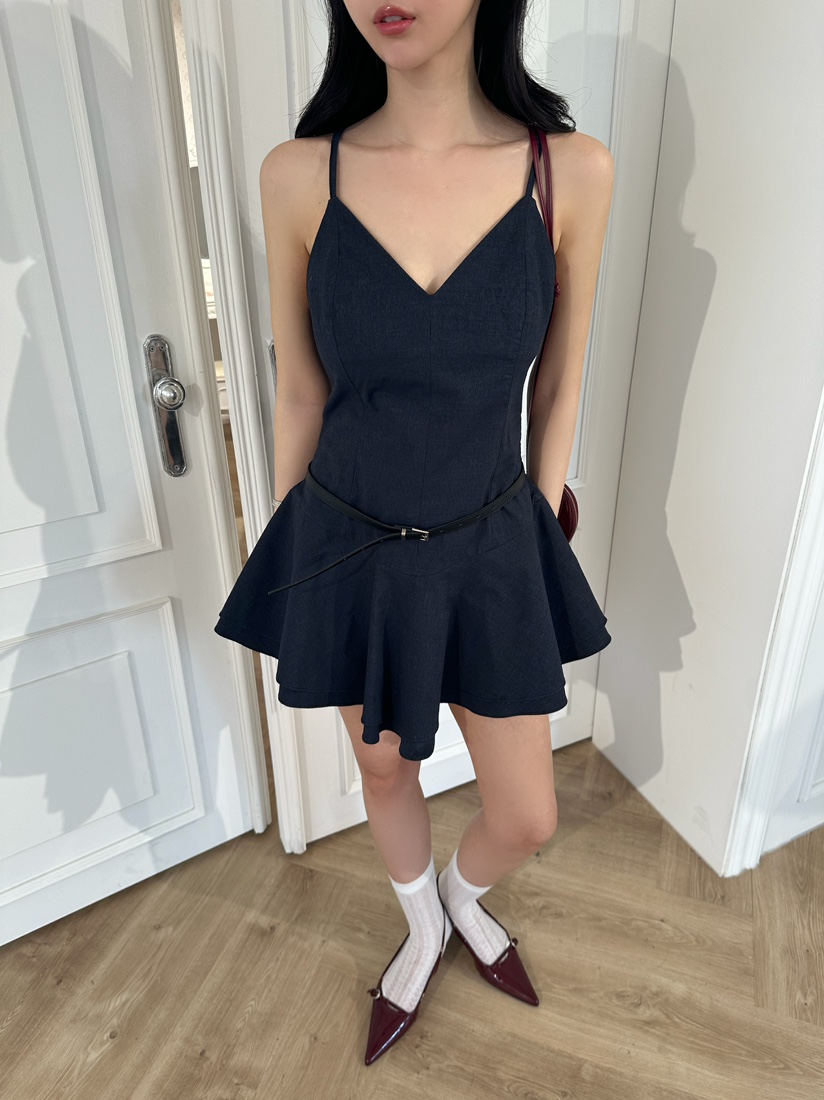 MARKE-P韓國直郵女裝新款休閑推薦真品26春夏連衣裙不含腰帶MARKE-P連衣裙