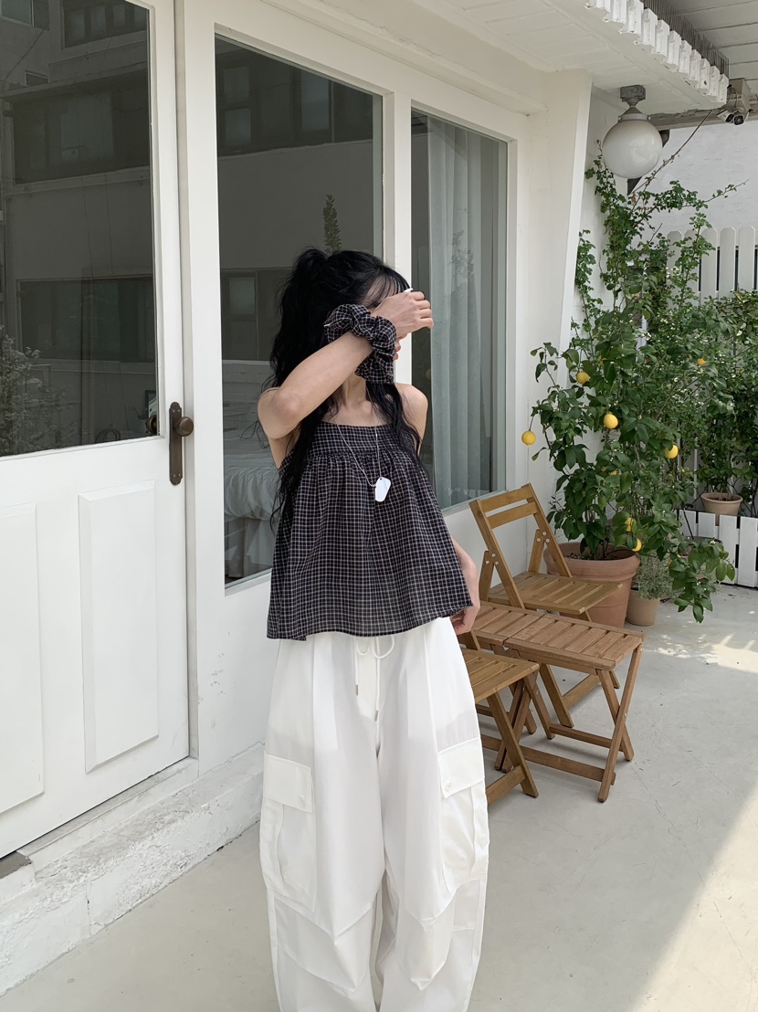 BADCALM韓國代購女士新款26春夏職業推薦休閑26夏季休閑褲BADCALM休閑褲