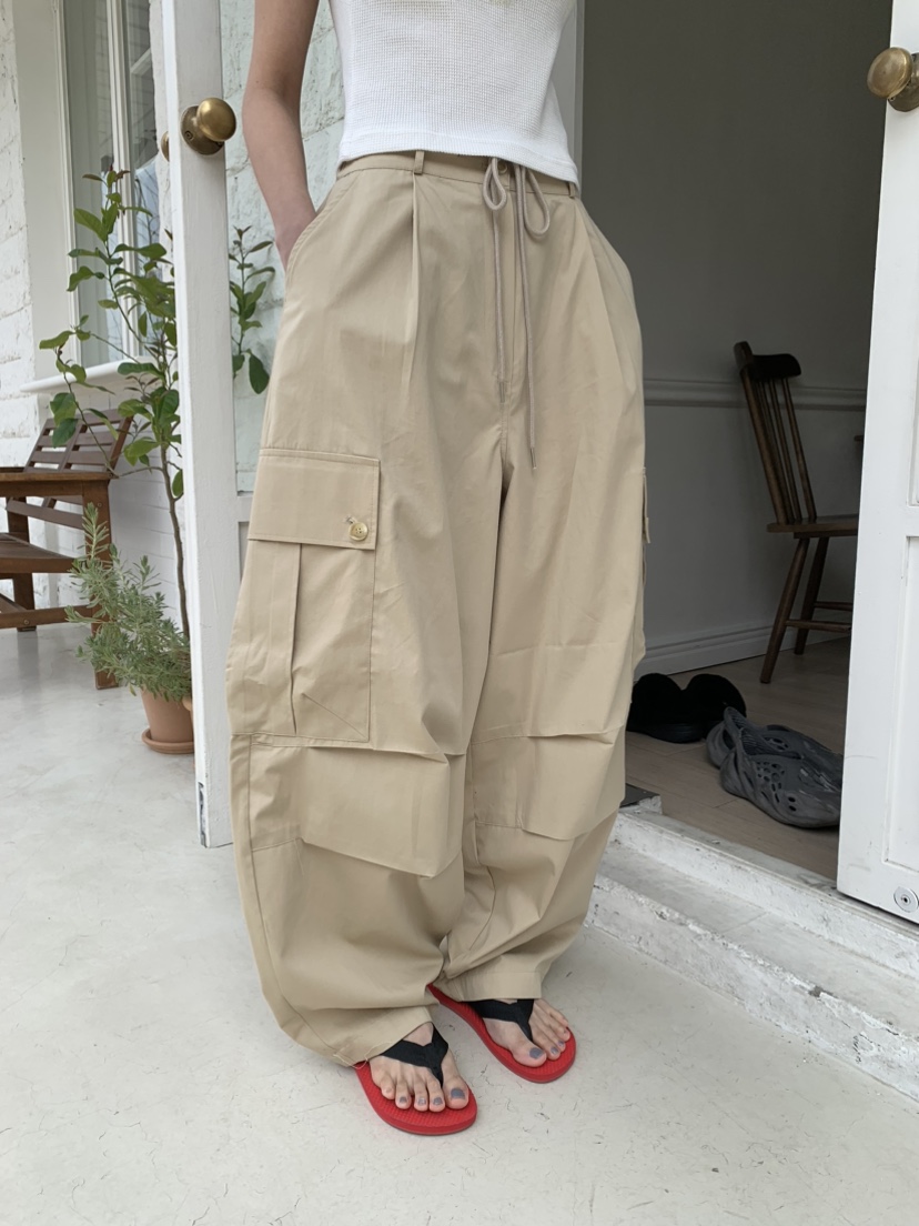 BADCALM韓國代購女士新款26春夏職業推薦休閑26夏季休閑褲BADCALM休閑褲