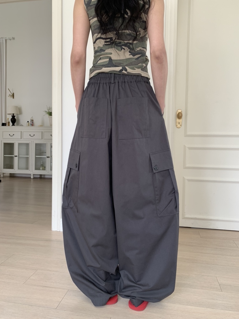 BADCALM韓國代購女士新款26春夏職業推薦休閑26夏季休閑褲BADCALM休閑褲